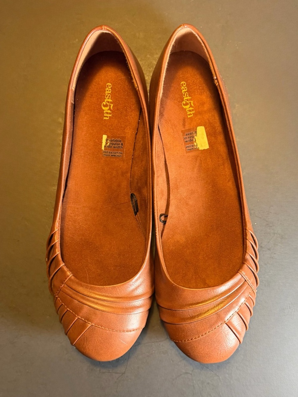 East 5th EF Hawken Brown Flat Shoes Size 10M - NWOT